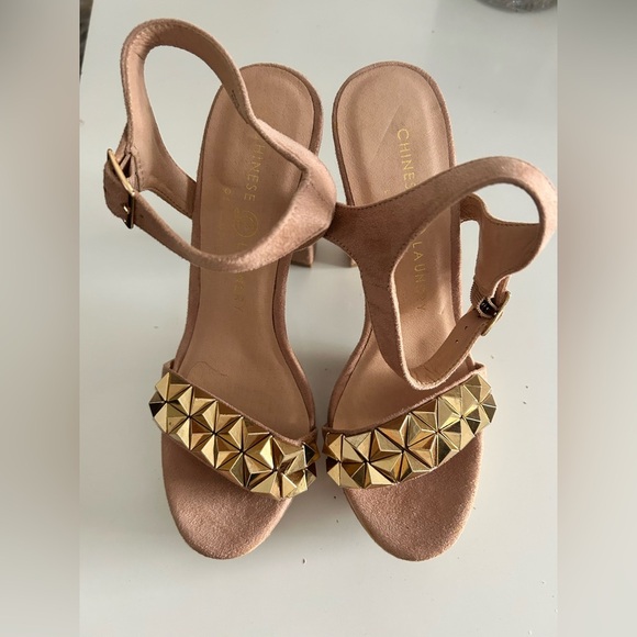 Chinese Laundry Arnette block heel strapy sandals sz 7 new - Picture 6 of 7